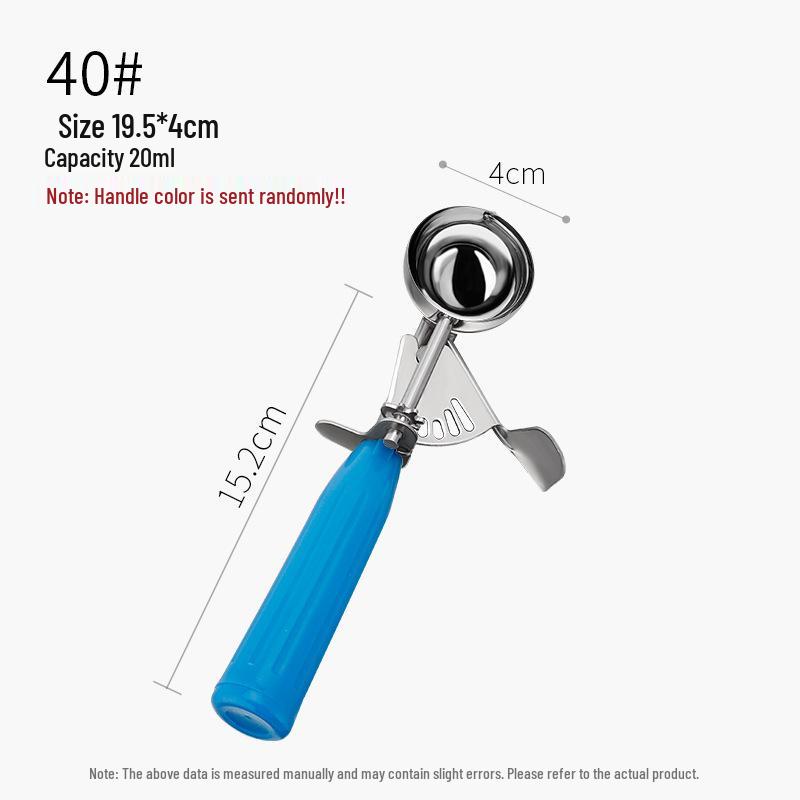 Stainless Steel Ice Cream Scoop and Dessert Spoon