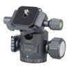 Ball Head 360 Degrees  Rotating Aluminum Alloy Double Panoramic Damping Tripod Head for Photography