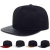 Unisex Leather Hat Brim Baseball Cap Outdoor Sport Hip Hop Caps Spring and Summer Sunscreen Hat Basketball Hats
