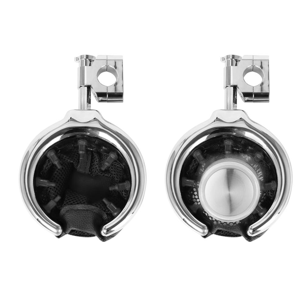 Motorcycle Chrome Handlebar Cup Bottle Drink Holder 25mm/ 22mm For Harley Sportster Fatboy Dyna Softail Touring Road King