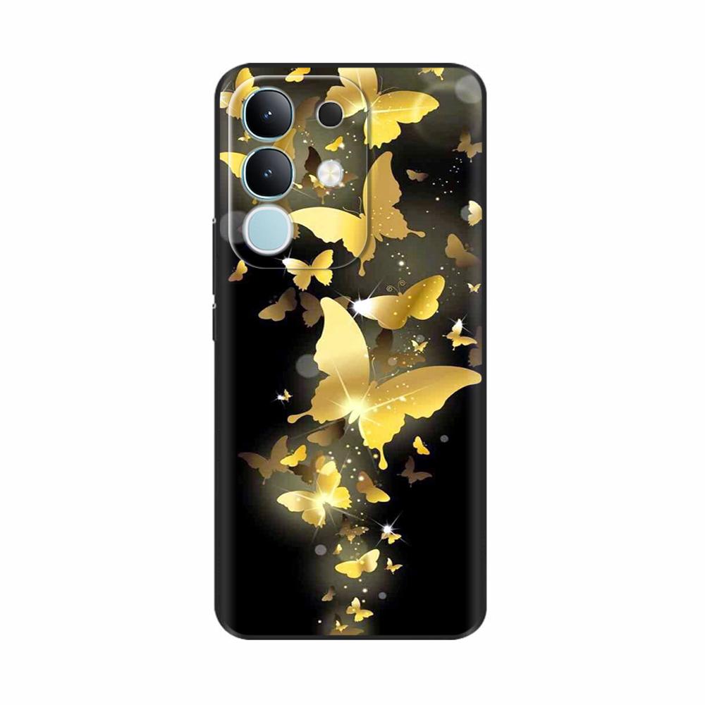 Для Vivo Y29 4G Чехол Милый Мультяшный Силиконовый Чехол Для Vivo Y29 4G Чехлы Для Телефона Y 29 6.68" Ударопрочный Мягкий Задний Чехол Coque Fundas