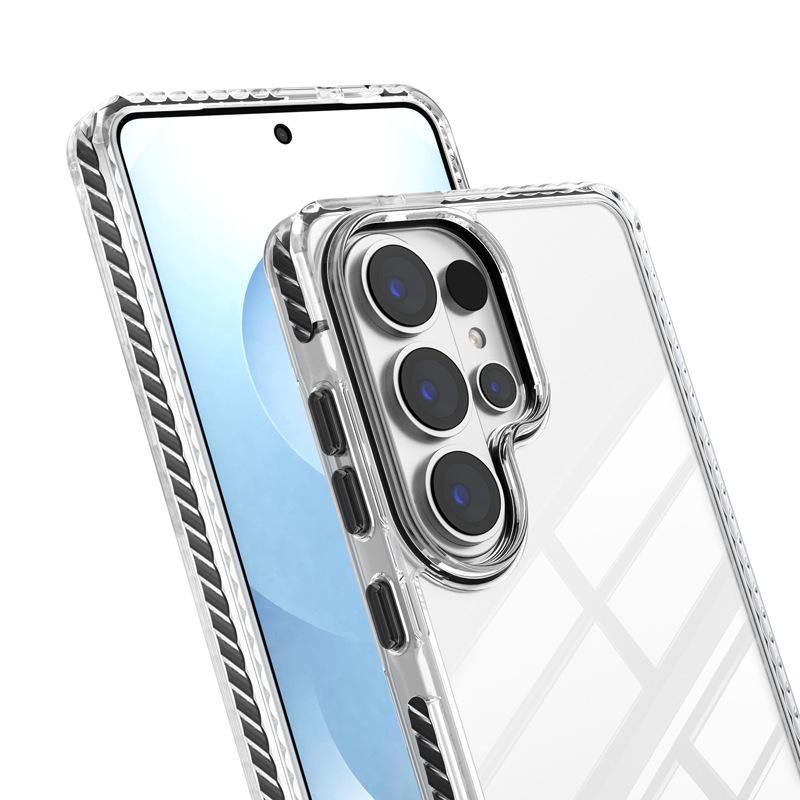 Применимо к Samsung s26plus прозрачный чехол для мобильного телефона набор из двух цветов пиво Samsung s26 ultra противоударный чехол для мобильного телефона