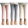 Kids Pants for Girls Cotton Threaded Spring Autumn Cashmere Stretch Tight Leggings