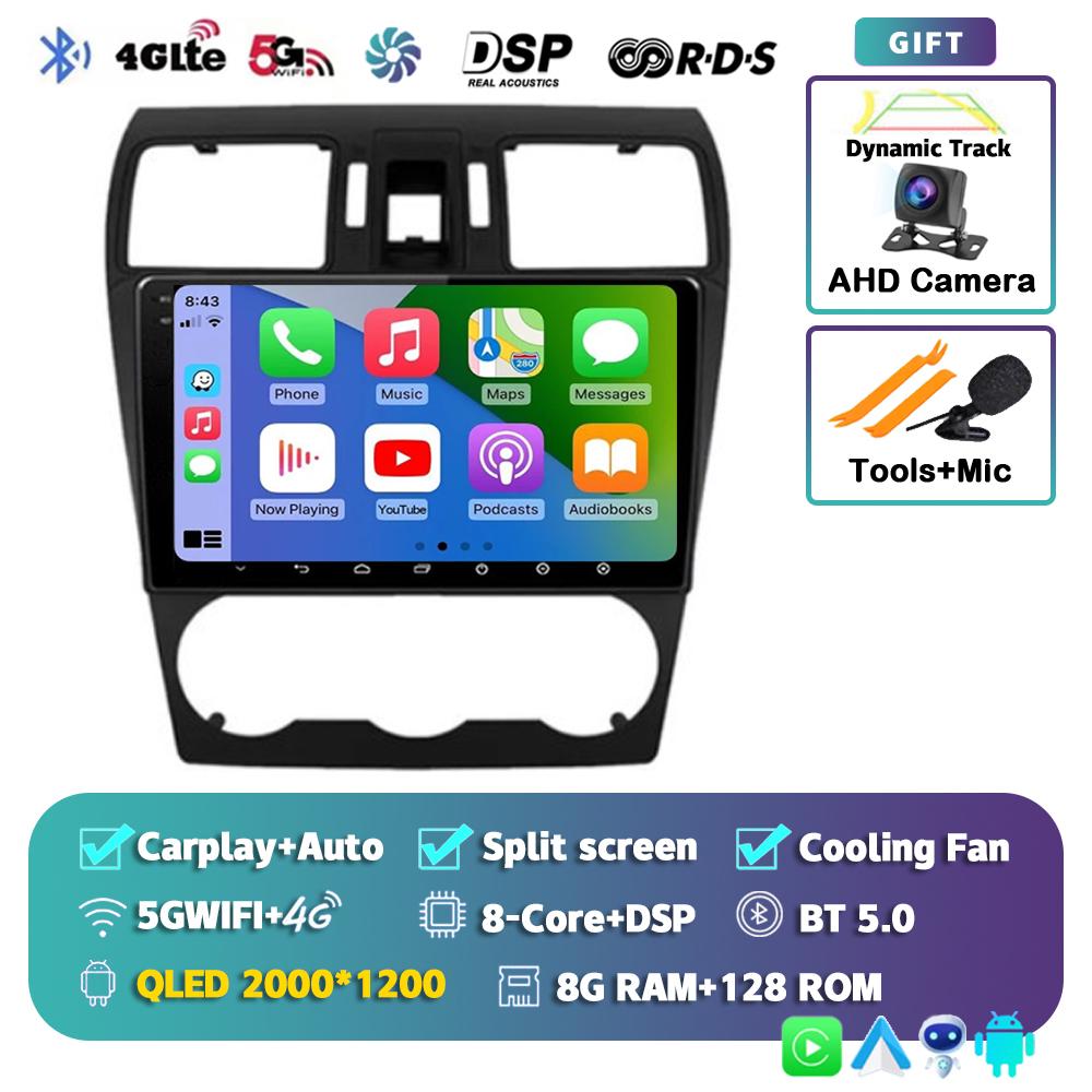 Android 14 Carplay Автомагнитола для Subaru Forester XV WRX 2012 2013 2014 2015 2018 Мультимедийный проигрыватель GPS Стерео DSP WiFi+4G