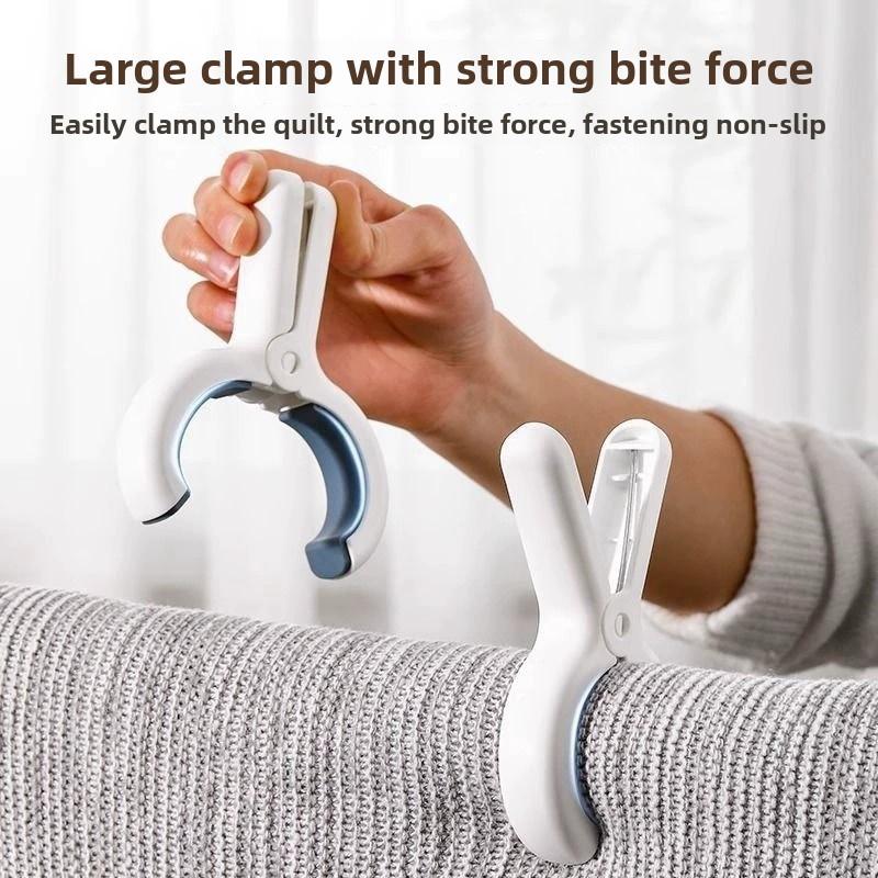 Прочные ветрозащитные прищепки, противоскользящие пластиковые прищепки для белья, одеял, постельного белья, многоцелевые зажимы для подвешивания