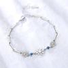 Silver Snowflake Bracelet for Women, Fashionable Exquisite and Sweet Jewelry Gift.