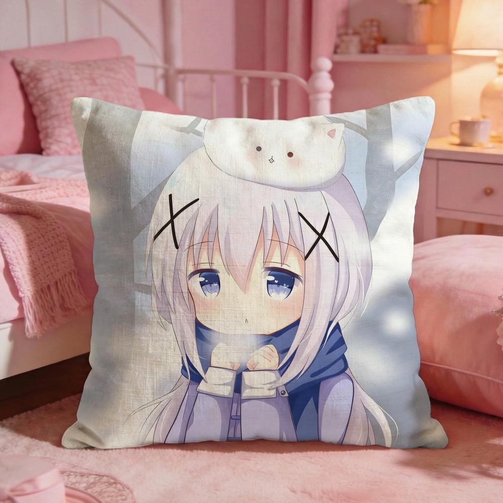 lIs the Order a Rabbit Cushion Cover Premium Comfort Reversible Pillow Cove Two in One Design for Any Room Car Interior