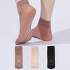 3 пары женских летних тонких коротких шелковых носков телесного цвета, женские противоскользящие прозрачные носки