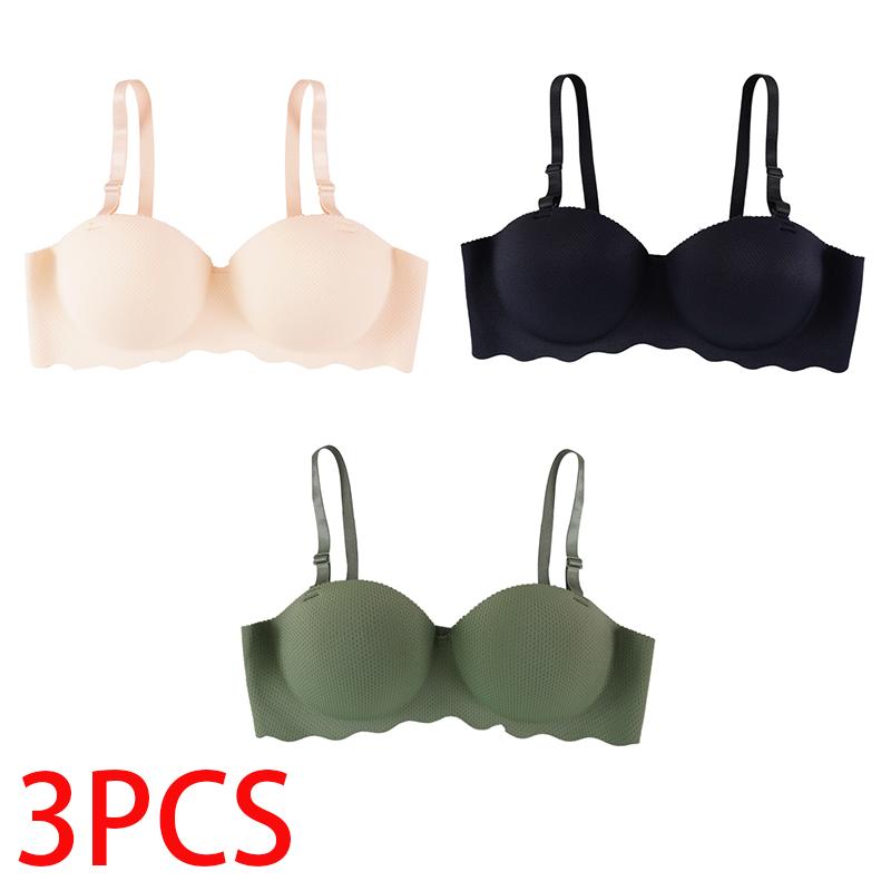 Женский дышащий бюстгальтер, летний бесшовный бюстгальтер, женское нижнее белье, сексуальный однотонный бюстгальтер Push Up, нижнее белье Bralette