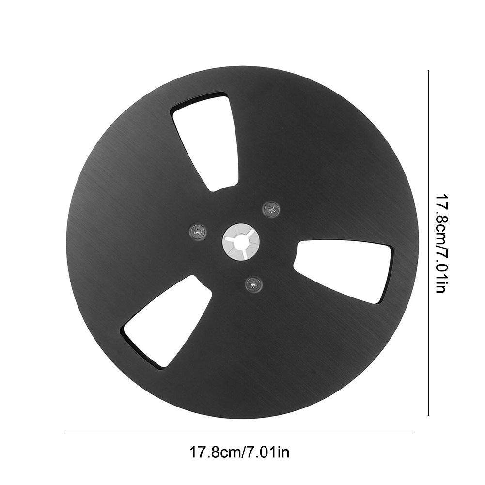 1/4 7 Inch Empty Tape Reel Aluminum Alloy Recording Takeup Reel for TEAC Universal for Reel To Reel Tape