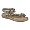 Womens/Ladies Salva Toe Post Flower Design Sling Back Sandals