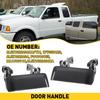 Комплект дверных ручек для Ford Ranger 2001-2011 Гладкий черный Передний Левый Правый Внешний 2 шт. EXV