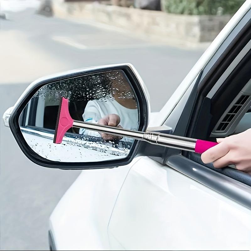 Универсальный автомобильный стеклоочиститель для зеркала заднего вида и скребок для стекла, 1 шт.
