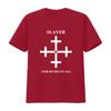 Slayer God Hates Us All Cross T Shirt Vintage Washed Top For Everyday Wear Casual Graphic Homme Designer Clothes Stylish