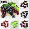 Lifelike Artificial Grape Fruit Leaves Plant for Home Showcase Display