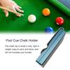 Pool Cue Chalk Holder with Metal Clip Heavy Duty Aluminum Portable Snooker Chalk Box Carrier Case Billiard Accessories Enthusiasts Gift