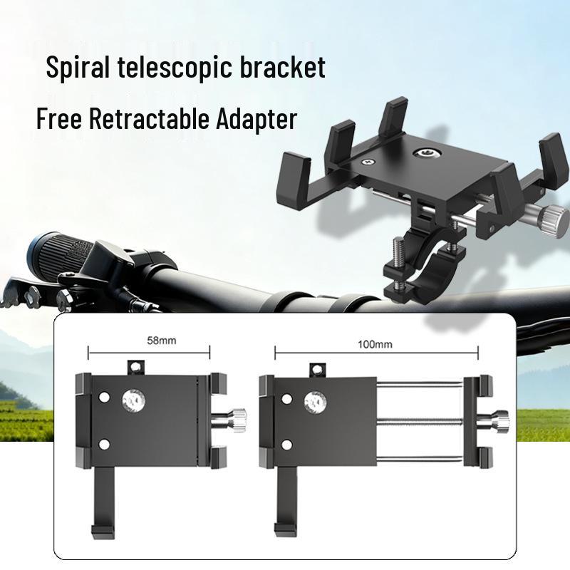 Aluminum Alloy Bike Phone Holder for Cycling and Navigation