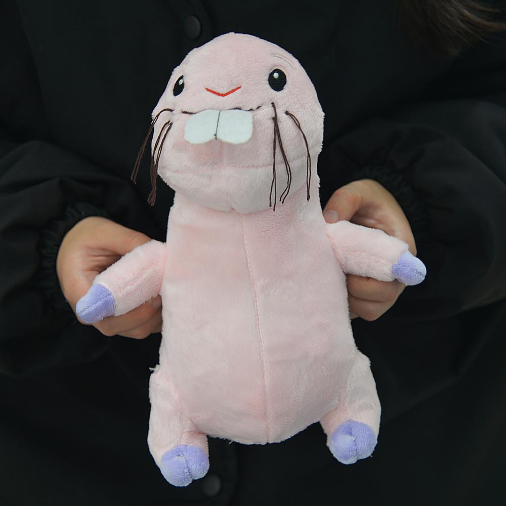 Big Pink Teeth Marmot Plush Toy Cartoon Stuffed Animal Doll Cute Decoration