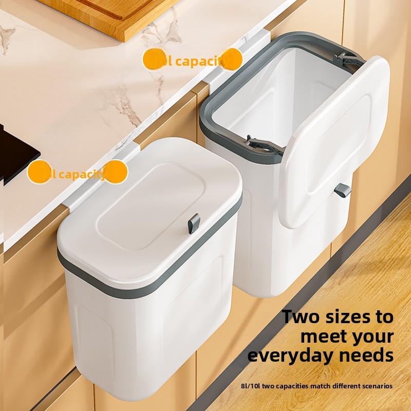 Настенный мусорный бак для домашних туалетов и кухонь. Подвесная модель. Легко очистить. Модель туалетной комнаты. Мусорное ведро с крышкой.