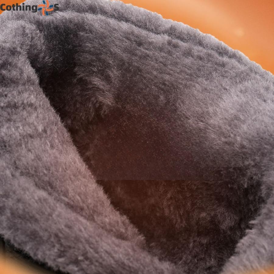 Новые зимние высокие повседневные ботинки из хлопка большого размера с круглой молнией на низком голени, хлопковые сапоги с подкладкой, водонепроницаемые зимние сапоги