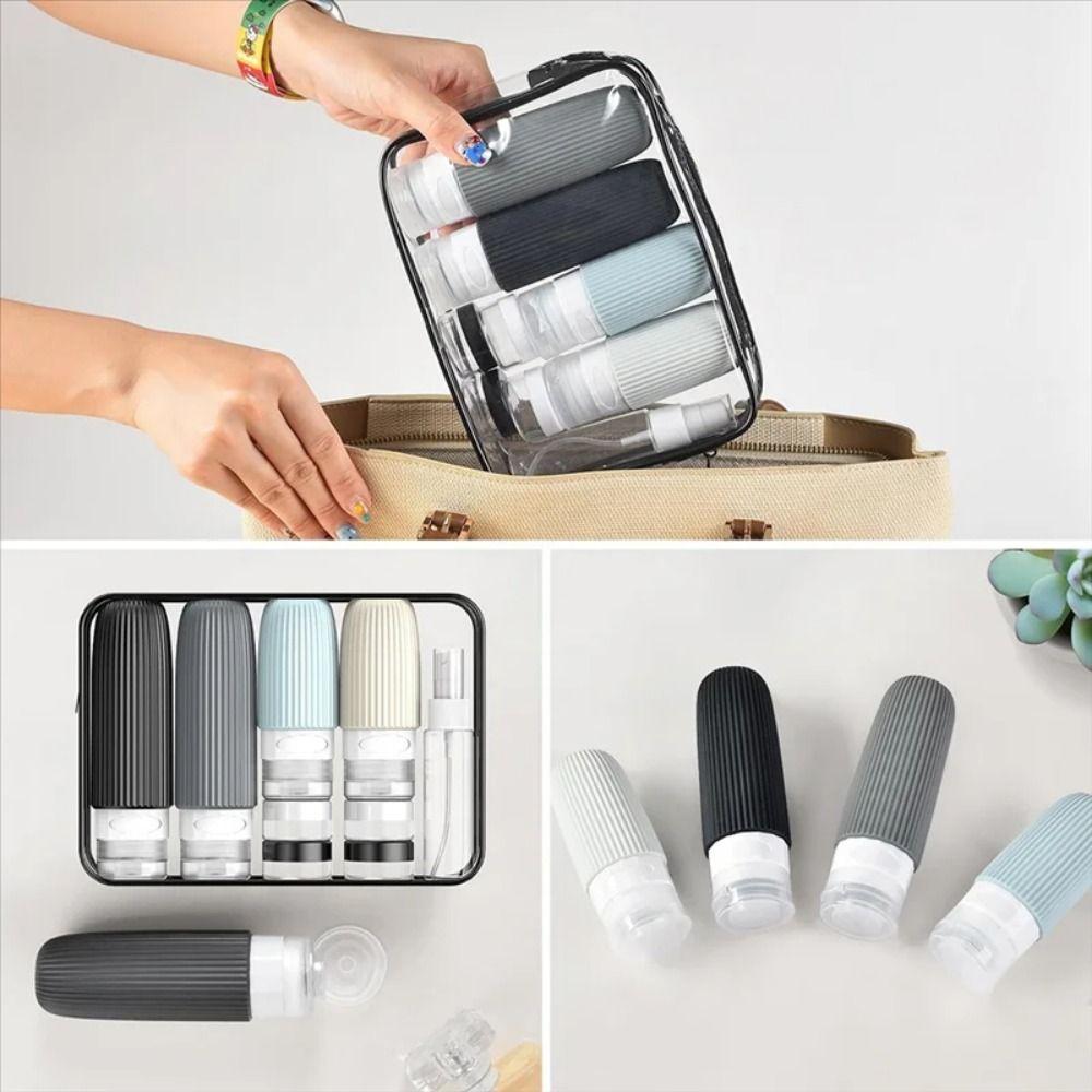 Leak-Proof Squeeze Liquid Bottle Kit Empty Cosmetic Container  Sub-bottling Tool