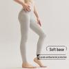 Women's Thin Warm Cotton Wool Trousers for Autumn - Large Size Leggings, Inner Layer.