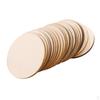 25 Pieces / Set Round Wooden Discs Can Be Painted Decoration Wood Scattered