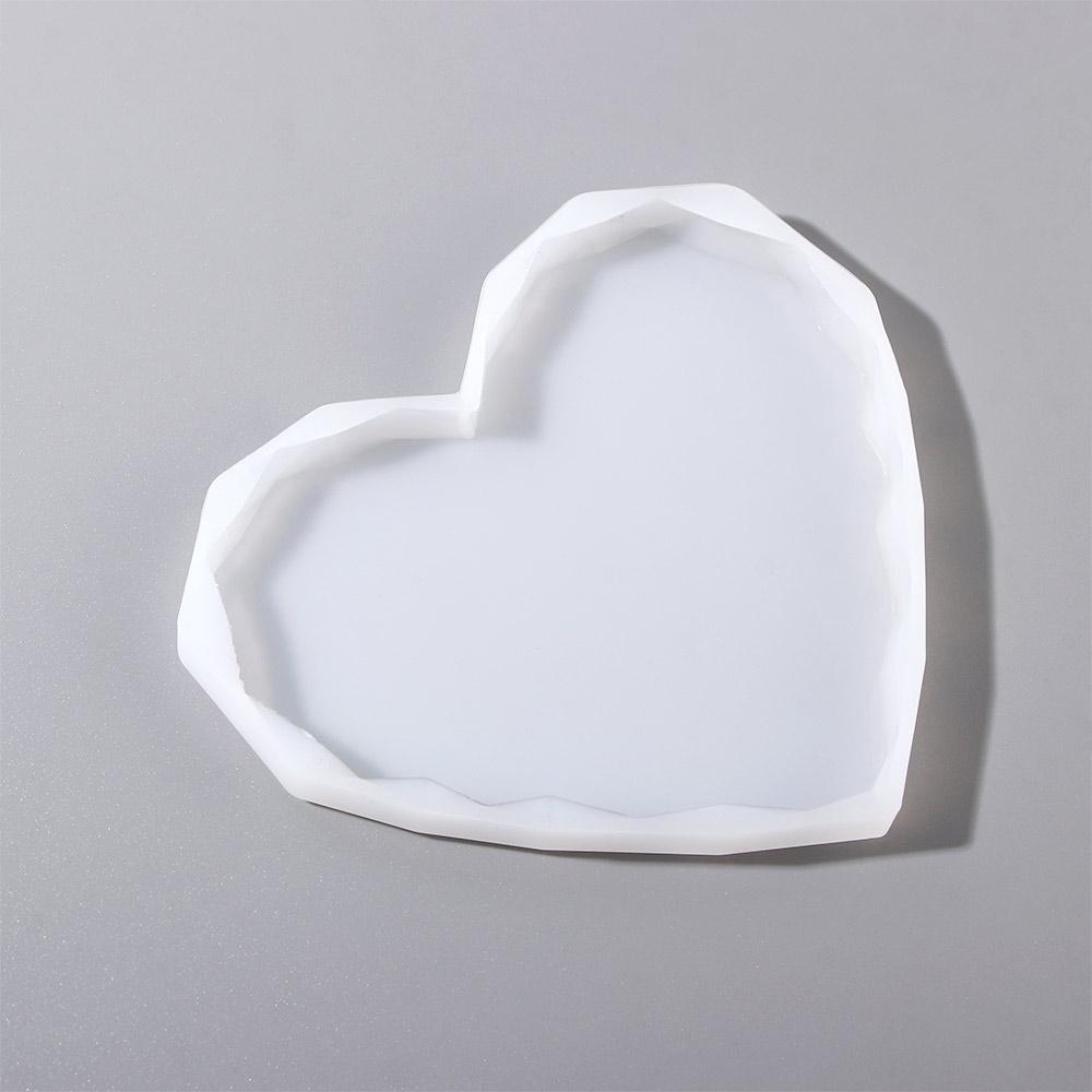 Shaped Cup Mats Silicone  Edge Coaster Mold Resin Casting Mold Pad Clay Tools Tray Mould
