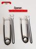 Щипцы-экстрактор для удаления рыболовных крючков из нержавеющей стали с выдвижным открывателем для пасти рыбы