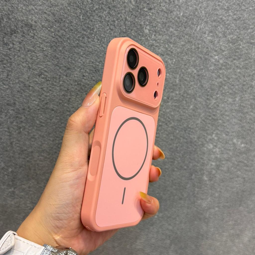 Роскошный Чехол-бампер с покрытием под кожу, магнитный, для Magsafe, для iPhone 18 17 16 15 14 Pro Max 18Pro, тонкий, из поликарбоната, с защитой камеры