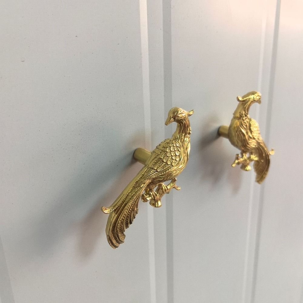 with Screw Cabinet Door Knob Brass Cabinet Handle Classical Drawer Handle Wardrobe Use