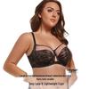 Cross-border Lace Full Cup Bra: Plus Size European & American Style for a Slimmer Look