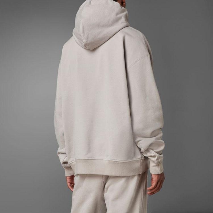 adidas Оригинальная однотонная толстовка с капюшоном для мужчин, серая HD4822