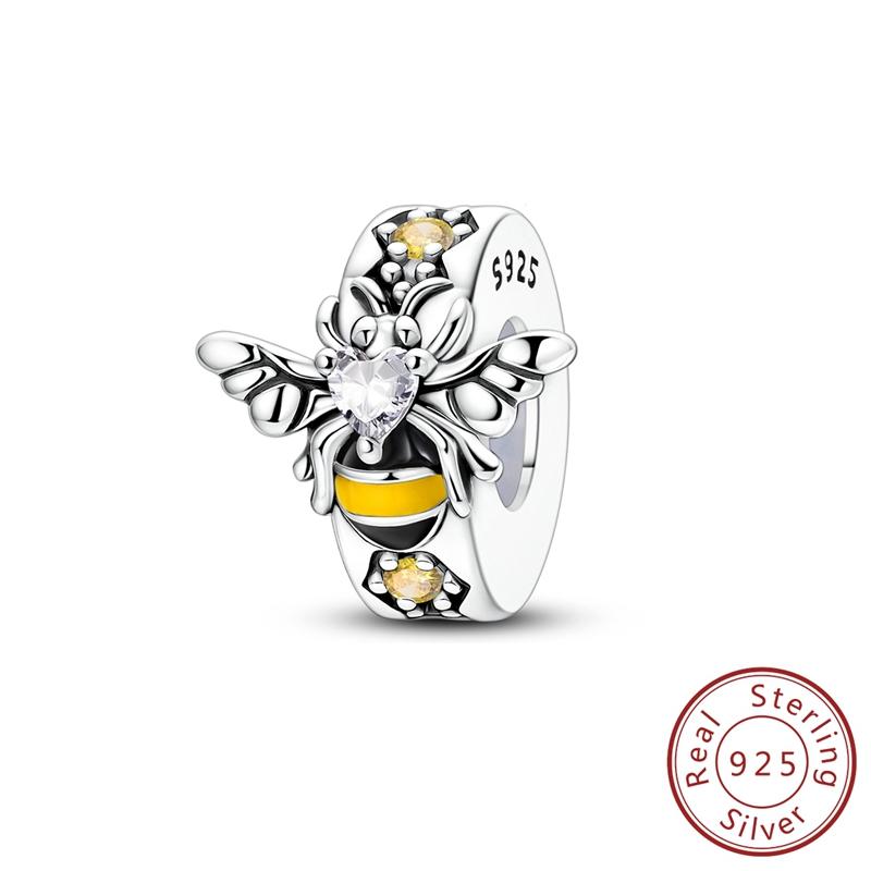 Новые медные шармы-бусины светящиеся розовые в форме сердца кошачья лапка кошачьи бусины подходят для оригинального браслета-подвески женские украшения своими руками