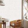 Hearts Wallpaper White, Peach and Orange 50x1000