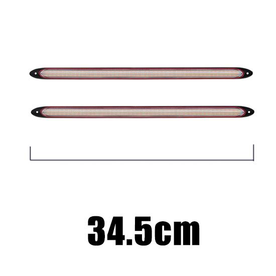 Светодиодные автомобильные дневные ходовые огни DRL, водонепроницаемые универсальные автомобильные фары, последовательный указатель поворота, желтая текущая лампа