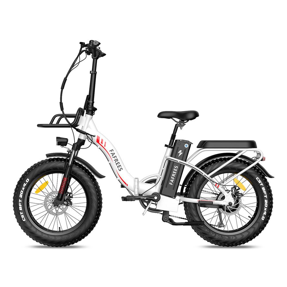 Fafrees F20 MAX Электрический велосипед Fatbike Складной Ebike 20 дюймов 500 Вт горный снежный велосипед с передней корзиной аккумулятора 18AH 35 км/ч