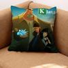BLUE LOCK Cushion Cover Premium Comfort Reversible Pillow Cove -Two in One Design for Any Room & Car Interior