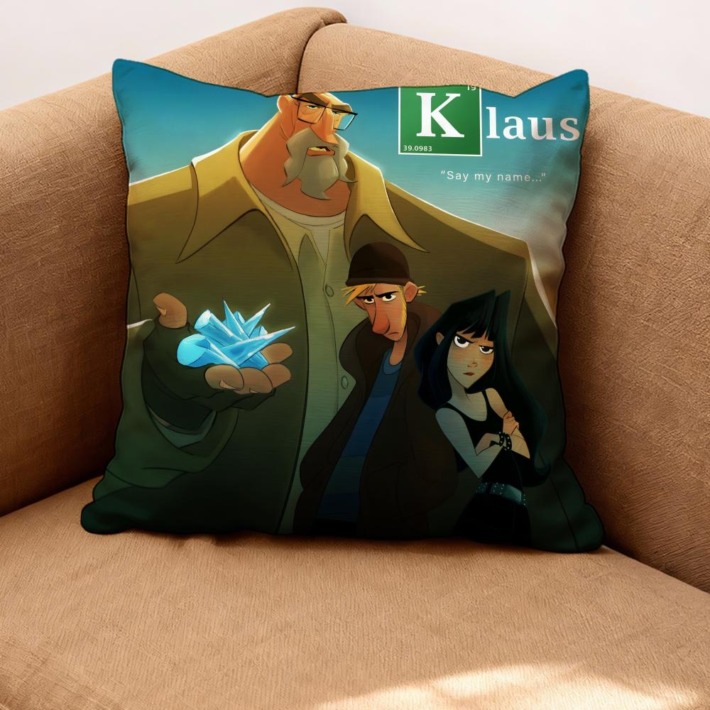 BLUE LOCK Cushion Cover Premium Comfort Reversible Pillow Cove -Two in One Design for Any Room & Car Interior