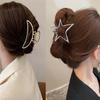 Новинка 2023 года, металлические зажимы для волос, корейские геометрические заколки для волос с луной и звездой, заколки для волос, заколки для волос для женщин, украшения для волос, аксессуары, головные уборы