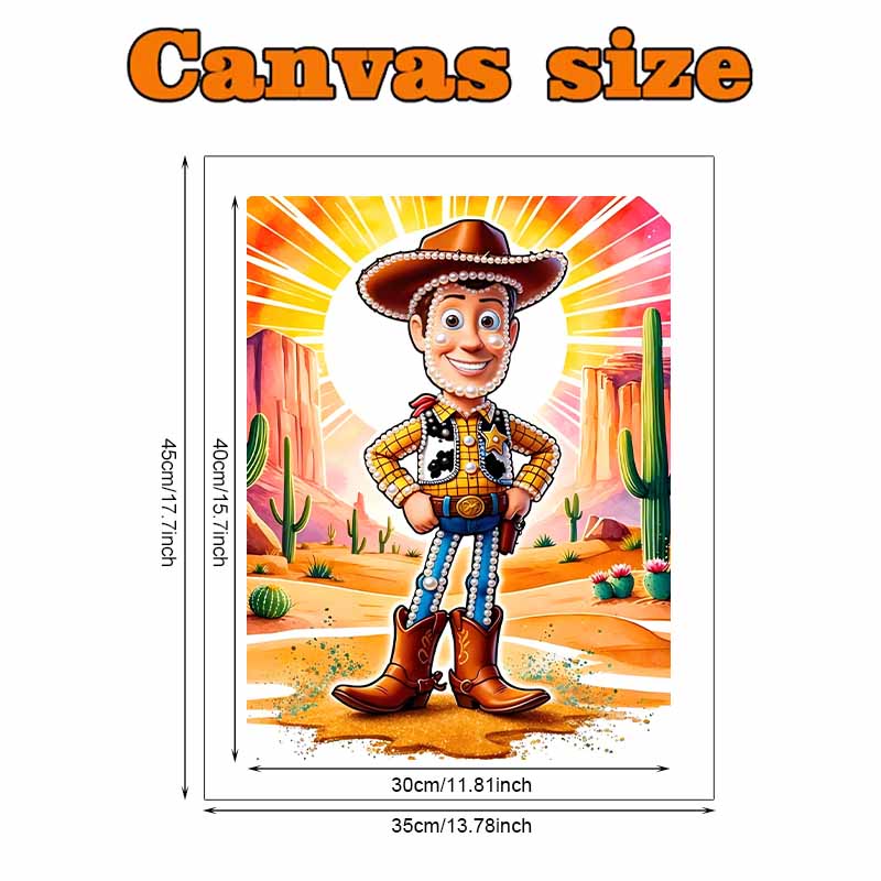 Disney Pearl Art Woody the Cowboy Pearl Art Painting Kit  Creative Gift for Adults Beginners Unique Home Wall Decor