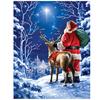 Полный 5D Diy Алмазная картина Рождественский старик олень Вышивка крестиком Домашний декор Подарок ручной работы