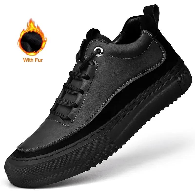 Новые мужские повседневные туфли, модные удобные кроссовки, уличные мужские кроссовки на шнуровке из натуральной кожи, дизайнерская обувь Sport Masculina 2024