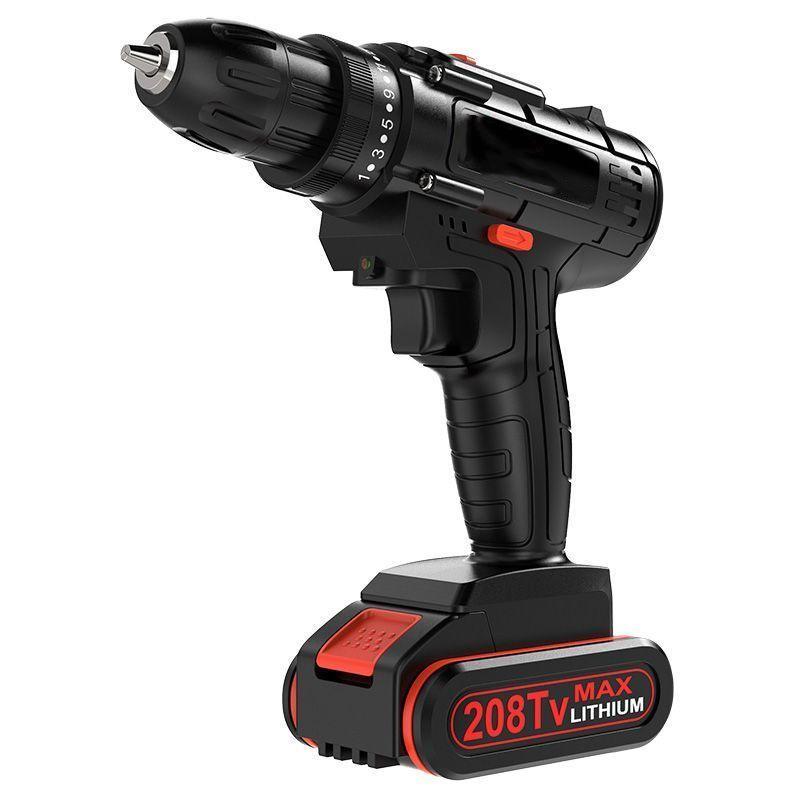 Rechargeable Multi-Functional Handheld Lithium Battery Impact Drill with Pistol Grip
