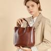Commuter Tote Bag, High-end Shoulder Bucket Bag, New Large-capacity Cowhide Women's Bag Bucket Bag