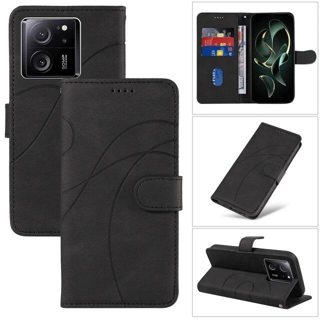 Кожаный чехол-кошелек с флип-картами для Xiaomi Redmi Note 13 Pro + plus Note13 4G 13Pro 5G 12T 12 11S 11 10, многофункциональная сумка для книг, карманный чехол-подставка
