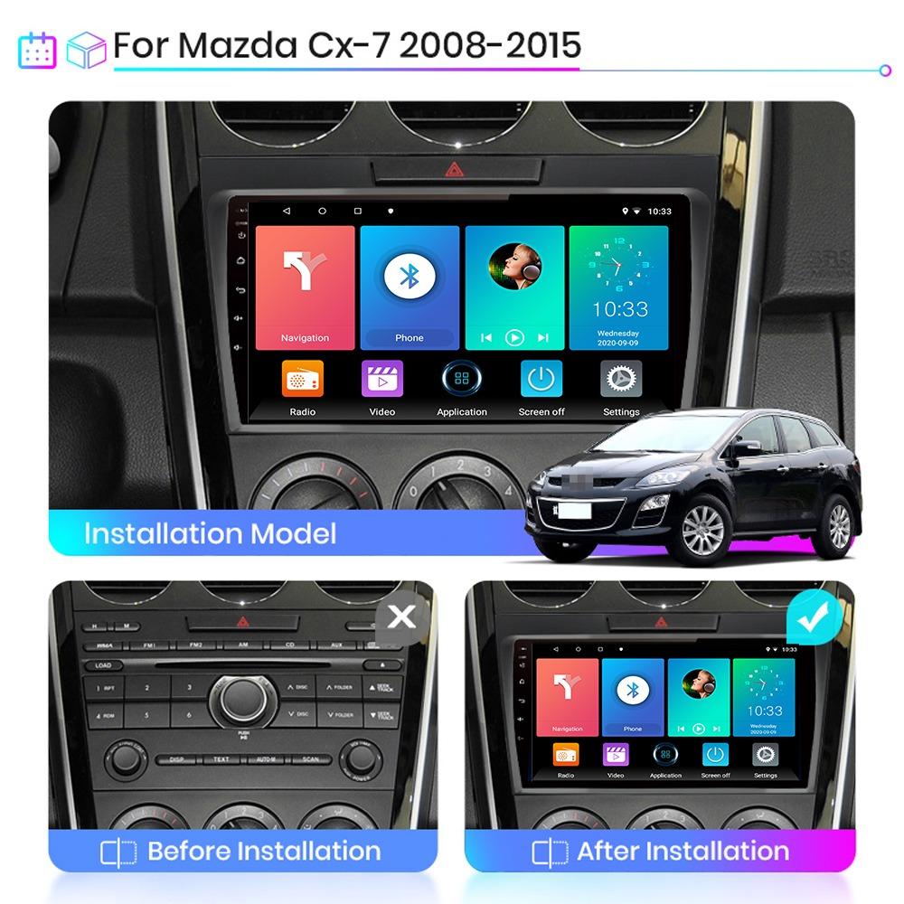 Android Car Radio For Mazda CX7 2007-2015 Multimedia Player Head Unit Stereo GPS Navigation BT WIFI 1+16GB