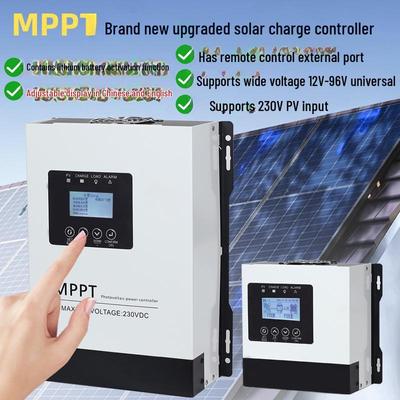 Интеллектуальный контроллер заряда солнечных батарей MPPT 30A-120A, автоматическое обнаружение аккумуляторов 12 В-96 В для фотоэлектрической генерации электроэнергии