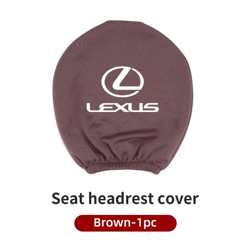 DJSZ3 Car Interior Seat Headrest Cover Anti-fouling Neck Pillow Protector Pad For Lexus CT ES GS NX IS250 CT200h IS300h ES300h RX400h