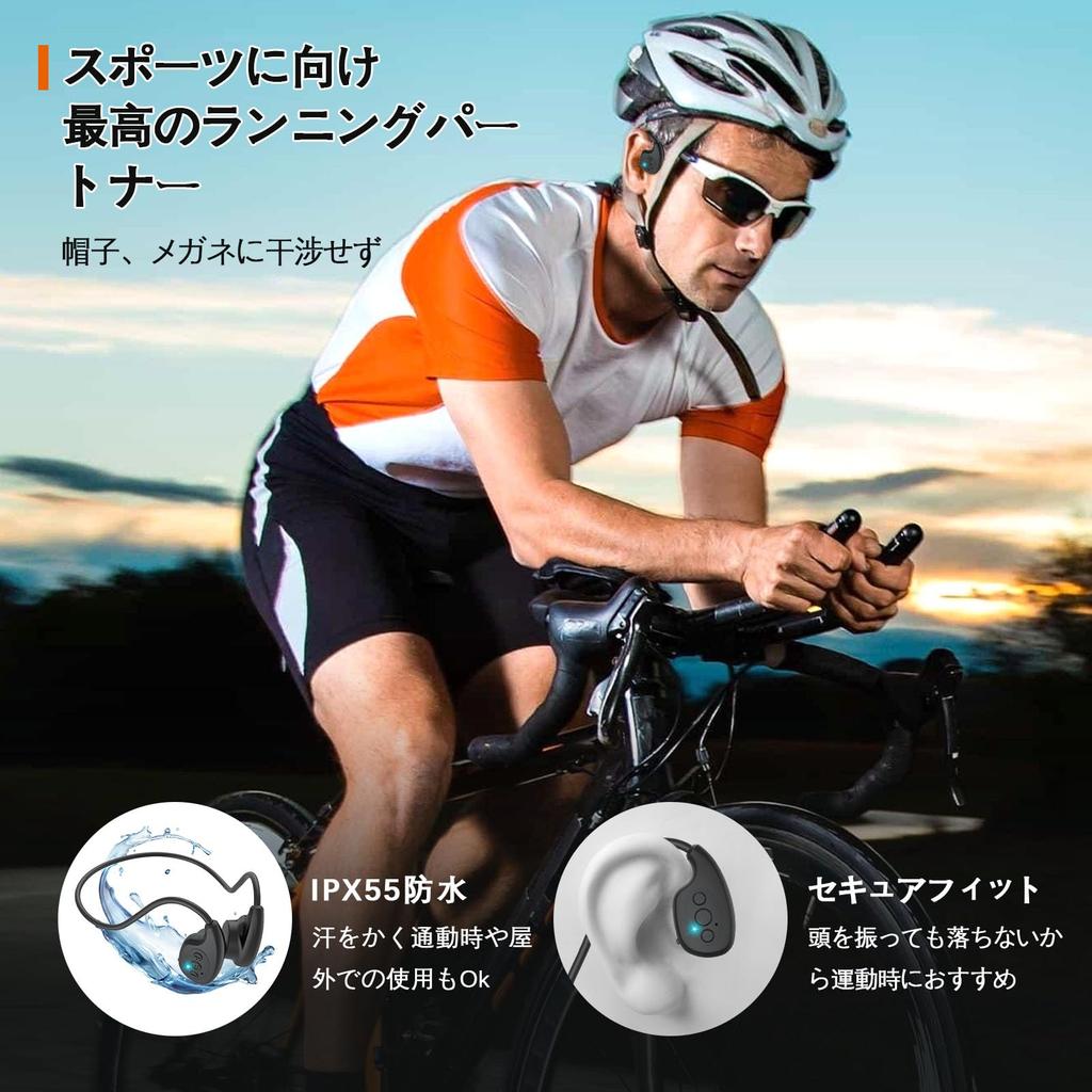 Alacoo Bluetooth Беспроводные наушники с костной проводимостью Без уха Физическое управление Быстрые Ультра для и Велоспорта Наушники, Вкладыши, Блокировка, Кнопки, Зарядка Type-C,